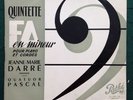 Cesar Franck Quintet Jeanne-Marie Darre (pno) & Quatuor Pascal - Pathe DTX 123