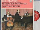 Rostropovich+Richter. Beethoven (Cello sonatas). Philips 835 182/3 (2) Box. NM