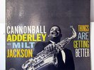 CANNONBALL ADDERLEY-THINGS ARE GETTING BETTER ON RIVERSIDE JAZZ LP-VG+, MONO, DG