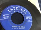 SMILEY LEWIS Down The Road / Blue Monday   RARE New Orleans R&B Imperial 45-5268