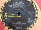 AC/DC A RADIO STATION PROMO DIRTY DEEDS R.I.P 45 7
