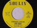 TONY OWENS: Confessin' A Feeling / Got'a Get My Baby Back Home 45 Funk