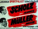 BOXEN - Poster - Bubi Scholz - Peter Müller - 1957 (Reprint)