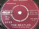 THE BEATLES CHILE RARE SINGLE 1968 RED WINE ODEON VG++