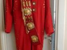 elvis jumpsuit b&k burning love/ pinwheel with b&k belt