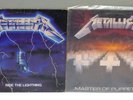 (#32) Two Metallica Vinyl LP Records w/ Master of Puppets & Ride the Lightning