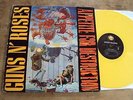 GUNS N ROSES - APPETITE FOR DESTRUCTION LP Banned Sleeve YELLOW VINYL + Inner