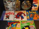Superheroes Record Lot-9 LP Albums  Batman Spiderman Thor Hobbit LOTR Ultraman