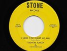 Thomas Bailey - I Need You / Flintstone Shuffle (Soul/Funk, 45)