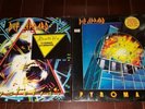 Def Leppard Hysteria Pyromania LP Shrink Wrap Hype Sticker VG