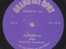 GRAND OLE OPRY #150 JUNE CARTER/SKEETER DAVIS/BOBBY BARE/LEROY VAN DYKE WSM