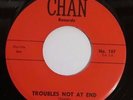 Cupids – Troubles Not At End / I Don't Know Rare Chan Doo Wop Penguins Cover 45