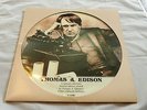 Thomas A Edison 150th Birthday RARE PICTURE DISC LP - EX