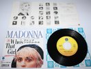 MADONNA - WHO'S THAT GIRL / WHITE HEAT - 1987 JAPAN 7