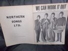 THE BEATLES SHEET MUSIC WE CAN WORK IT OUT NORTHERN SONGS LENNON & McCARTNEY