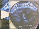 Metallica - Ride the Lightning-Blue-NEW LP Picture disc/die cut cover