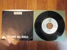 Queen Calling All Girls white label promo w/picture sleeve Capitol