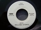 ROLLING STONES--HAPPY--ONE-SIDED 1972 MONO TEST PRESSING--ROLLING STONES 19104