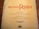 Paganini Glazounov Violin Concertos Michael Rabin HMV LALP 526 mono ed1