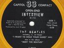 Beatles EP OPEN-END INTERVIEW GOLD WAX NM
