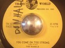 THE RABBLE rare psych freakbeat You Come On Too Strong CDN 45 LISTEN