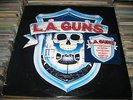 LA GUNS LP S.T. PROMO VERTIGO GOLD STAMP HYPE STICKER ORIGINAL HAIR METAL GLAM