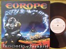 EUROPE, PRISONERS IN PARADISE, LP 1991 HOLLAND 1ST PRESS A1/B1 EX+/EX+, INNER/SL