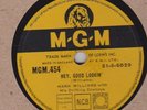 HANK WILLIAMS: HEY, GOOD LOOKIN' / HOWLIN' AT THE MOON. MGM MGM454 (1951) 78rpm