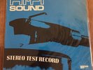 HI FI SOUND STEREO TEST RECORD lp HOWLAND WEST Audio HFS75