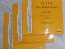 CARATGE FLUTE ALTES METHOD 3 LP CHANT DU MONDE LDX-S-9051/2/3