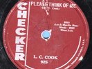 78-DOO-WOP-L.C.COOK-PLEASE THINK OF ME/I'M FALLING on CHECKER-SAM'S BROTHER