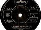 RUSH RARE IRISH 45 CLOSER TO THE HEART MINT COPY FROM 1977