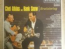 Rare signed LP + unique signed letter Chet Atkins and Hank Snow - Reminiscing