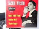 JACKIE WILSON soul r&b 4 song PICTURE SLEEVE 45 EP BABY WORKOUT + 3 more F2705