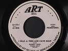 RANDY LUCK: I Was A Teenage Cave Man / Twelve O'clock 45 (dj, great minor-key t