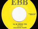 HOLLYWOOD FLAMES - Ebb 153 (yellow lbl) - I'll Be Seeing You - 1958 DOO-WOP VG++