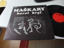 KAREL KRYL Maškary Czech Protest Folk LP GERMAN Original on CASTON