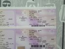 2 PLACES CONCERT JUSTICE FOSSE PARIS LE 14/10/17