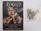 autographe dédicace renaud flyer + pendentif collier chaine tour cou le phénix