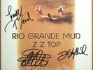 ZZ TOP Rio Grande Mud LP FULLY SIGNED Warner Germany Autograph Gibbons Hill Bear