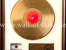 Earth Wind & Fire Open Your Eyes gold record award RIAA white matte