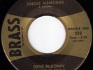 GENE McKOWN Ghost Memories 45 on BRASS Rockabilly/Country EX