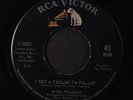 JESSE PEARSON: I Got A Feelin' I'm Fallin' / Talk To Me Baby 45 (disc close to