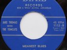 rare Rockabilly 45 rpm     J.Thomas w. The Tomcats on DIXIE     TOP MINT 2-sider