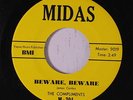 COMPLIMENTS: Beware, Beware / Borrow Til Morning 45 Soul