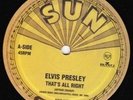 Elvis Presley - SUN That's All Right / Blue Moon Of Kentucky - 2004 UK 10