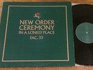 NEW ORDER:Ceremony.RARE Aussie/OZ 12