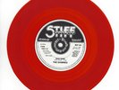 THE DAMNED UK 7''  NEW ROSE IN RED VINYL IN EX/EX+  CON