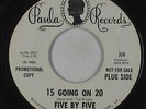 Garage Fuzz 45 - Five By Five - 15 Going On 20 - Paula - mp3
