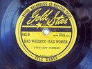 LITTLE SON JACKSON-BAD WHISKEY BAD WOMEN /GROUND HOG BLUES ON GOLD STAR RARE BLU